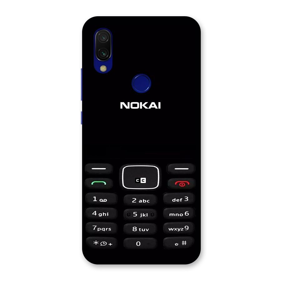 Nokia Bar Print Back Case for Redmi Y3