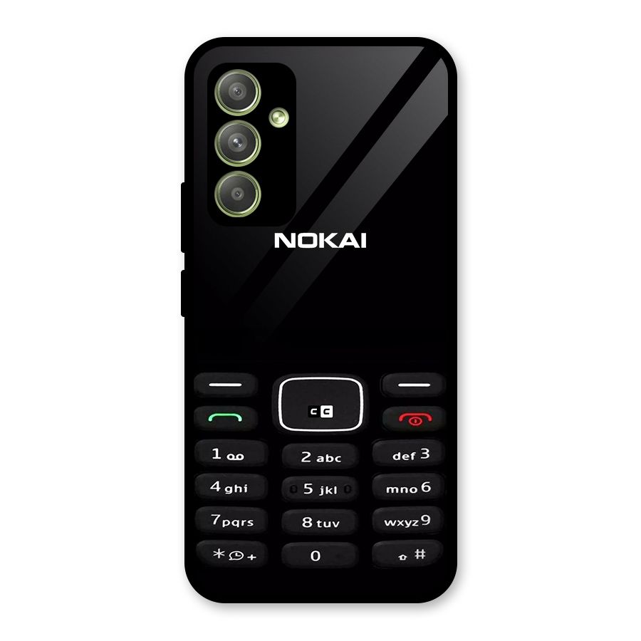 Nokia Bar Print Glass Back Case for Galaxy A54