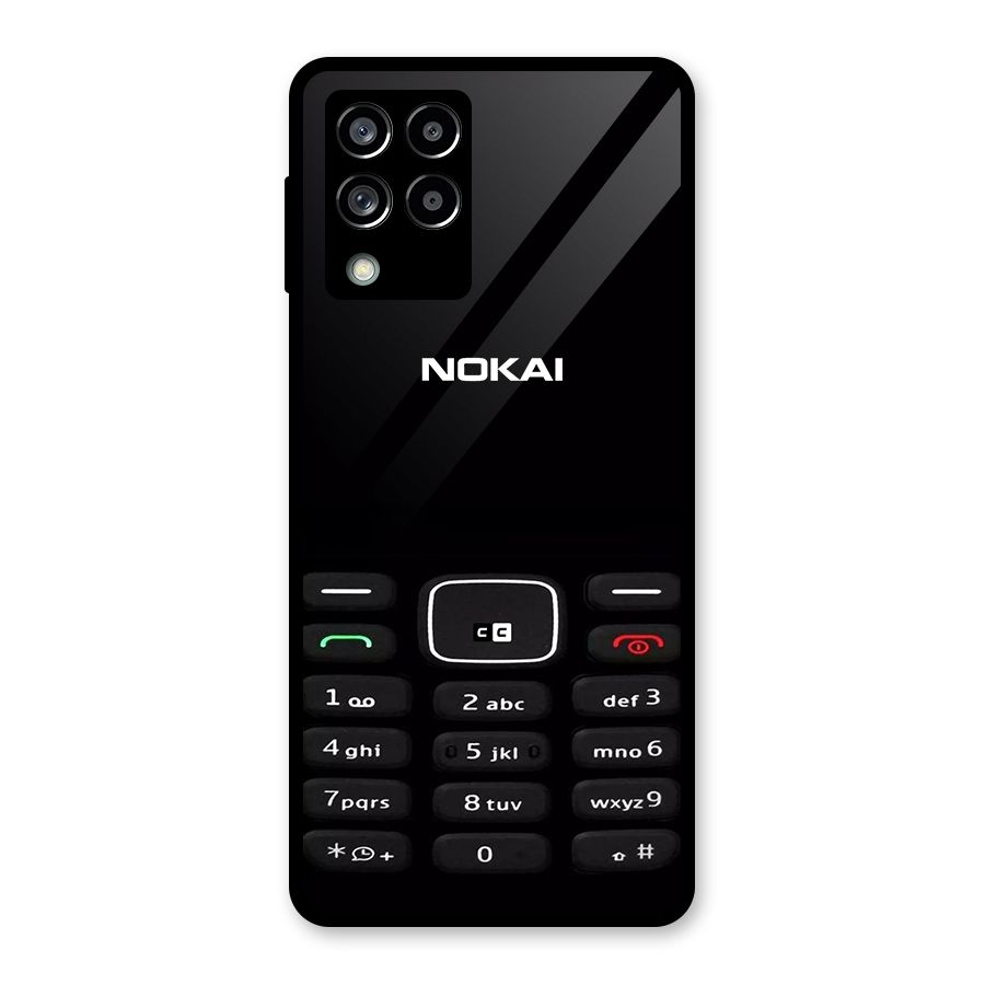 Nokia Bar Print Glass Back Case for Galaxy M53 5G