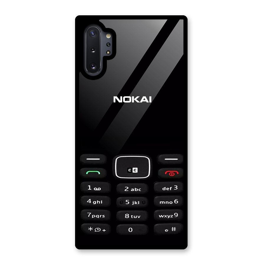 Nokia Bar Print Glass Back Case for Galaxy Note 10 Plus