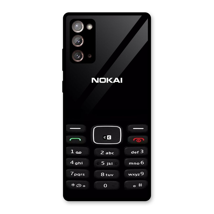 Nokia Bar Print Glass Back Case for Galaxy Note 20