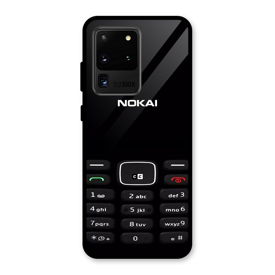 Nokia Bar Print Glass Back Case for Galaxy S20 Ultra