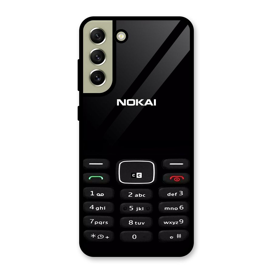 Nokia Bar Print Glass Back Case for Galaxy S21 FE 5G