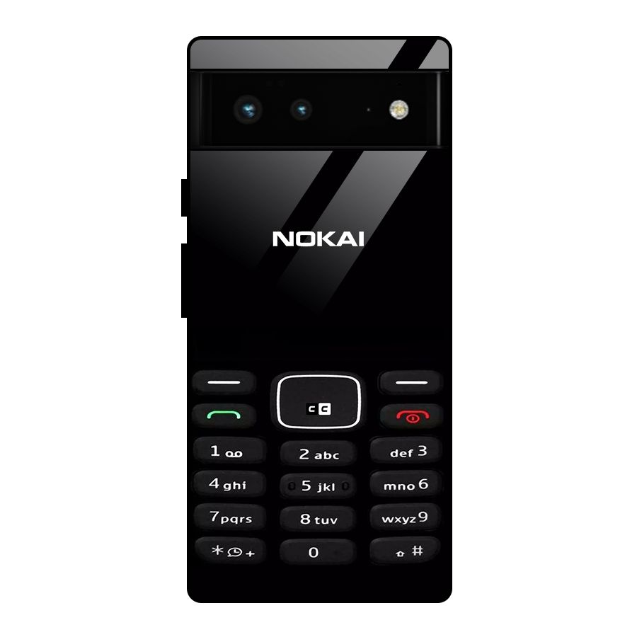 Nokia Bar Print Glass Back Case for Google Pixel 6