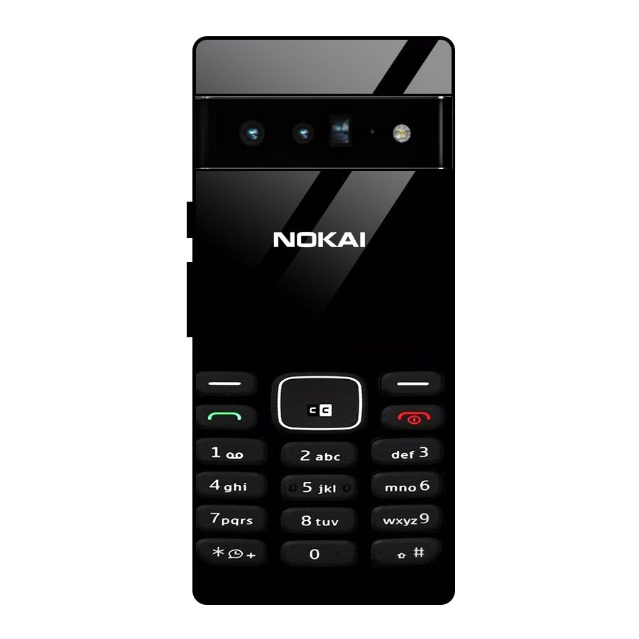 Nokia Bar Print Glass Back Case for Google Pixel 6 Pro