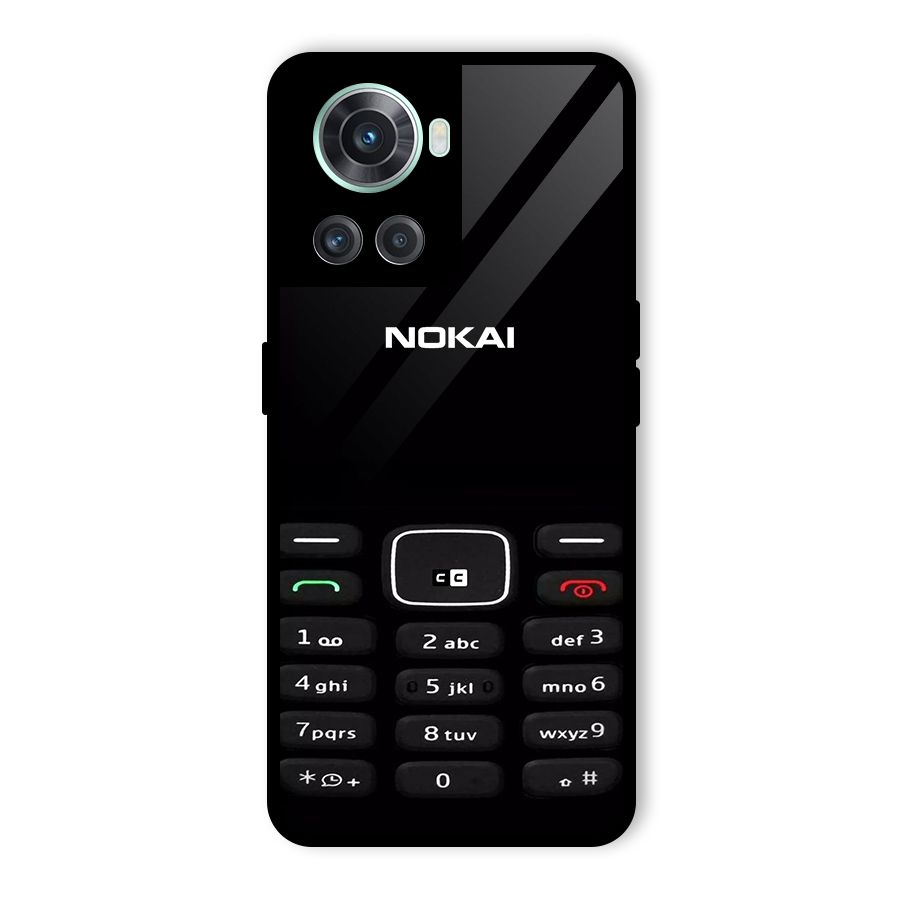 Nokia Bar Print Glass Back Case for OnePlus 10R