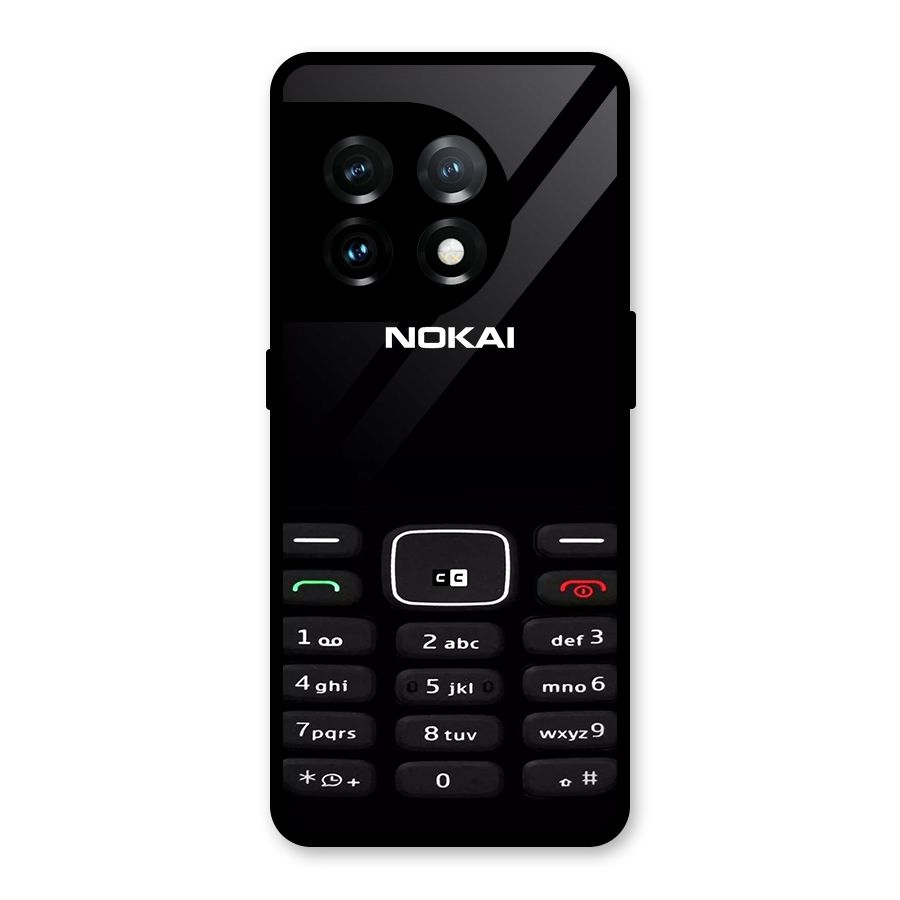 Nokia Bar Print Glass Back Case for OnePlus 11