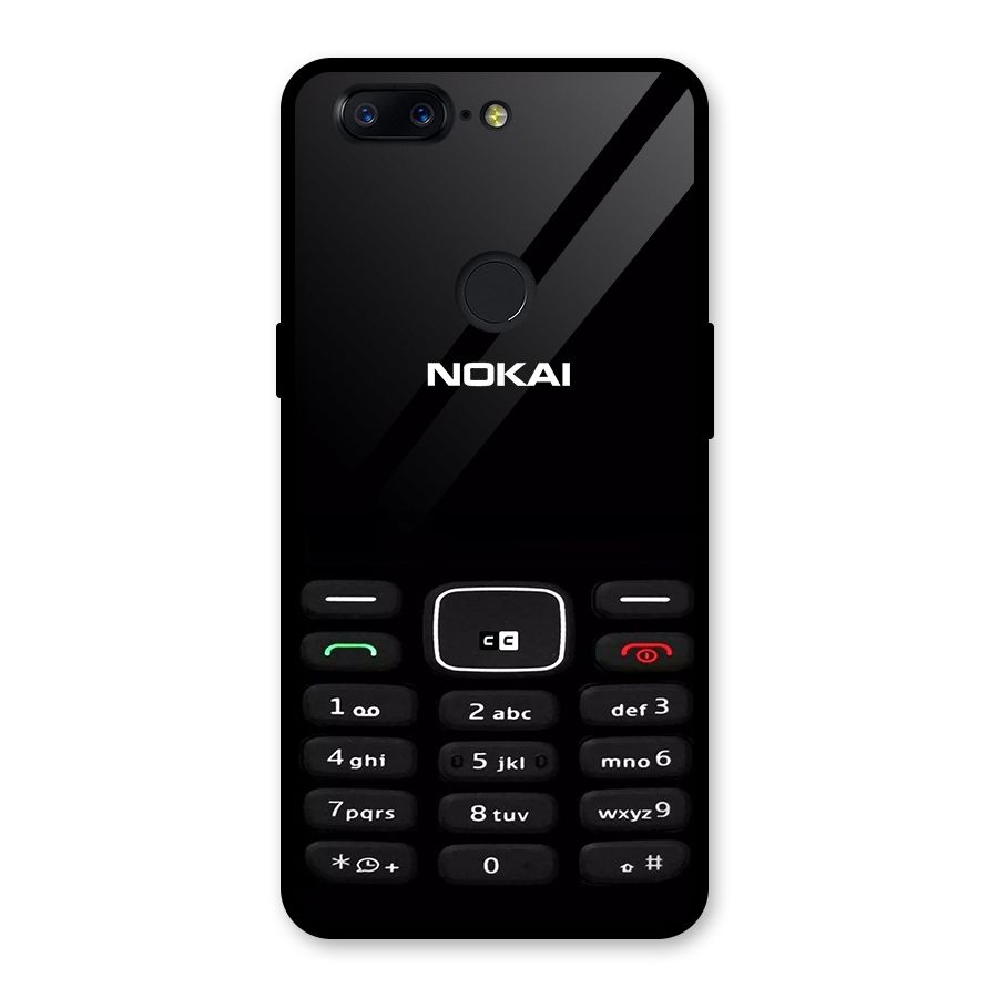 Nokia Bar Print Glass Back Case for OnePlus 5T