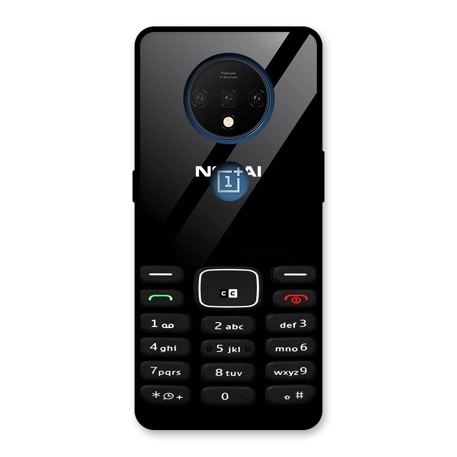 Nokia Bar Print Glass Back Case for OnePlus 7T
