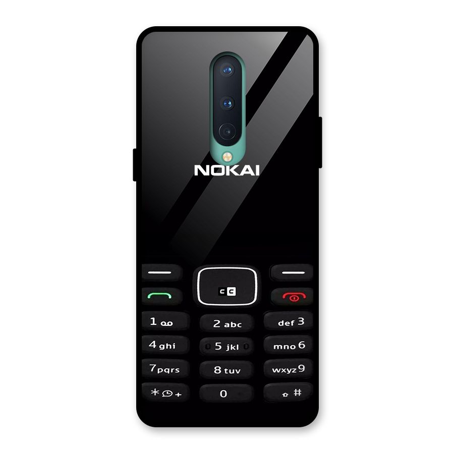 Nokia Bar Print Glass Back Case for OnePlus 8