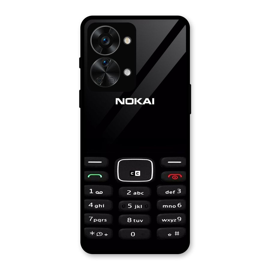 Nokia Bar Print Glass Back Case for OnePlus Nord 2T