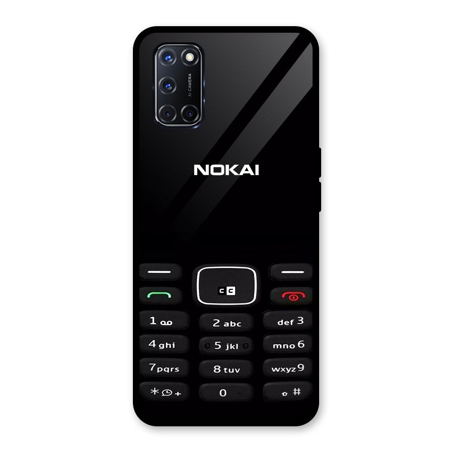 Nokia Bar Print Glass Back Case for Oppo A52