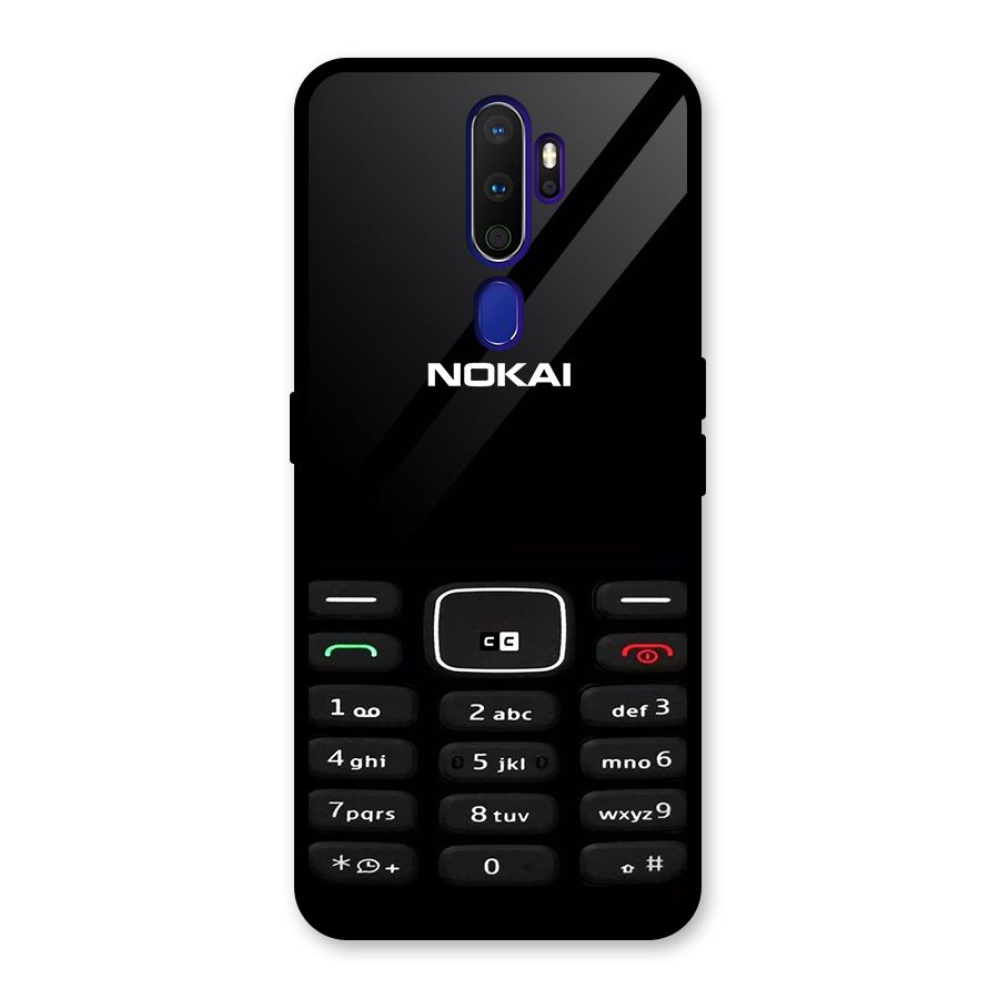 Nokia Bar Print Glass Back Case for Oppo A9 (2020)