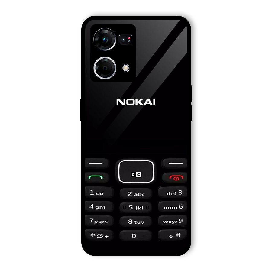 Nokia Bar Print Glass Back Case for Oppo F21 Pro 4G