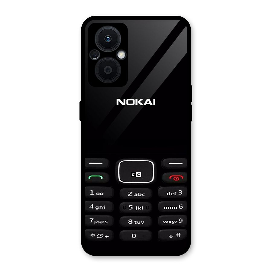 Nokia Bar Print Glass Back Case for Oppo F21s Pro 5G