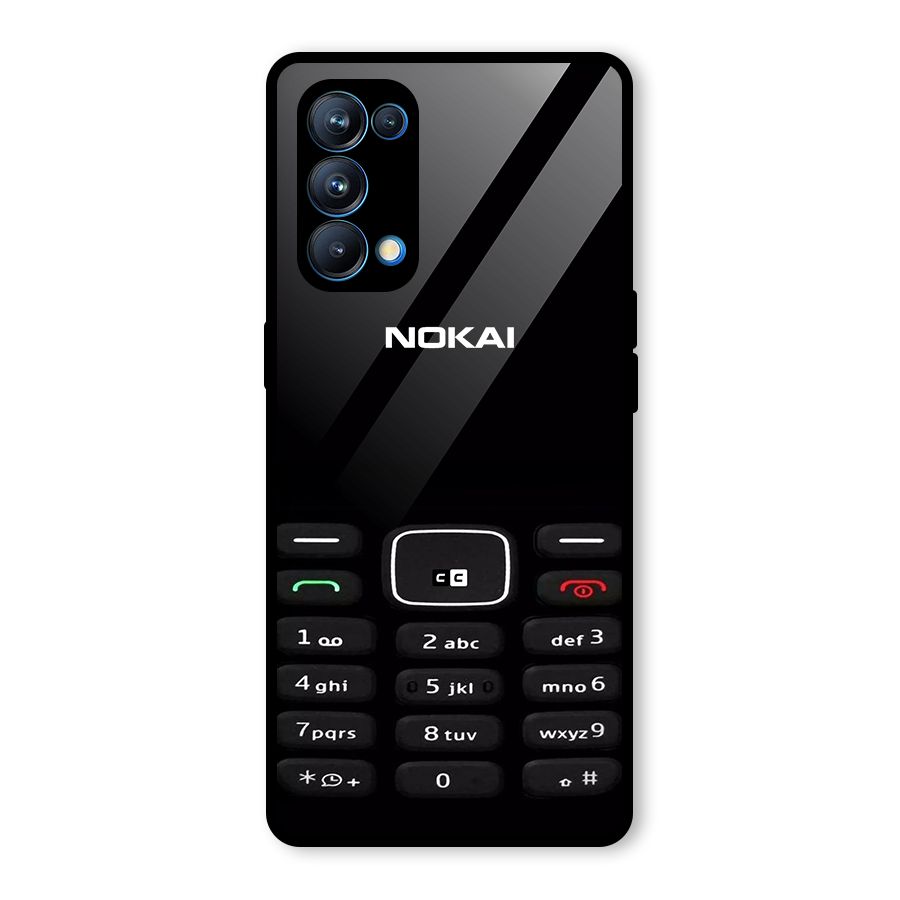 Nokia Bar Print Glass Back Case for Oppo Reno5 Pro 5G
