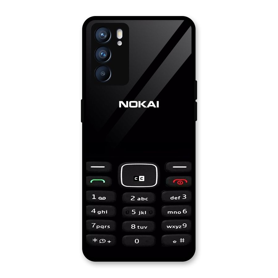 Nokia Bar Print Glass Back Case for Oppo Reno6 5G
