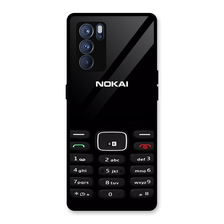 Nokia Bar Print Glass Back Case for Oppo Reno6 Pro 5G