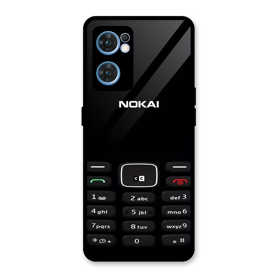 Nokia Bar Print Glass Back Case for Oppo Reno7 5G
