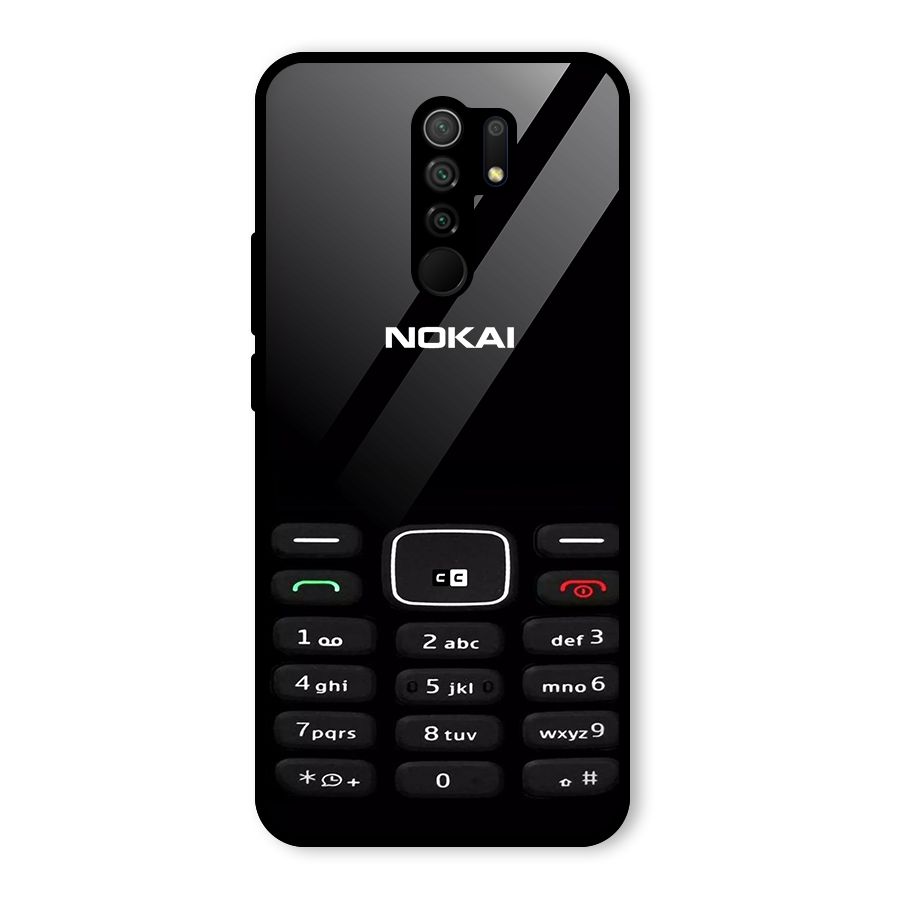 Nokia Bar Print Glass Back Case for Poco M2