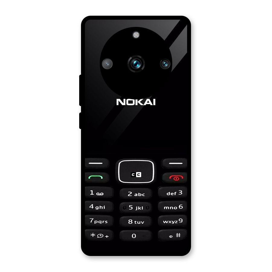 Nokia Bar Print Glass Back Case for Realme 11 Pro Plus
