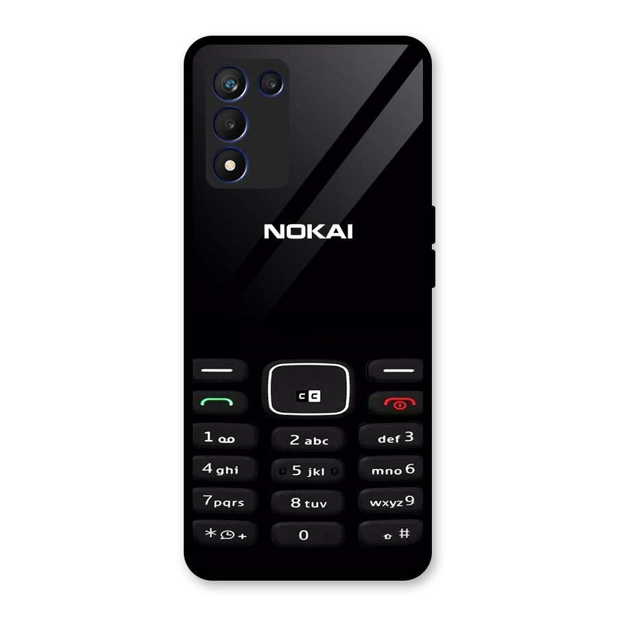 Nokia Bar Print Glass Back Case for Realme 9 5G Speed