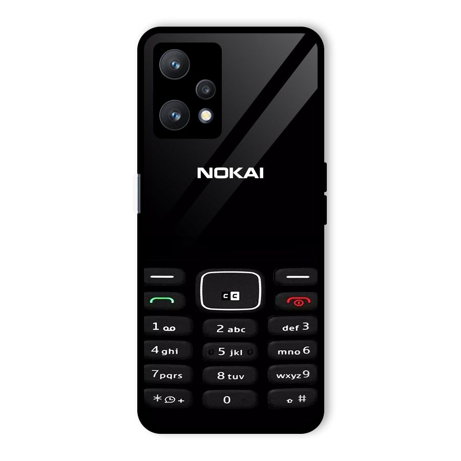 Nokia Bar Print Glass Back Case for Realme 9 Pro 5G