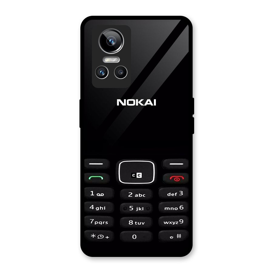 Nokia Bar Print Glass Back Case for Realme GT Neo 3
