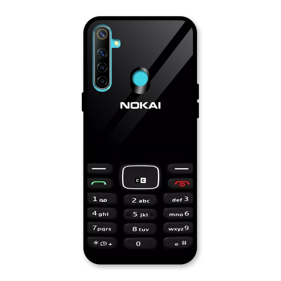 Nokia Bar Print Glass Back Case for Realme Narzo 10