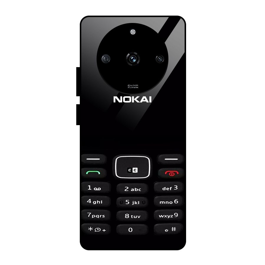 Nokia Bar Print Glass Back Case for Realme Narzo 60 5G
