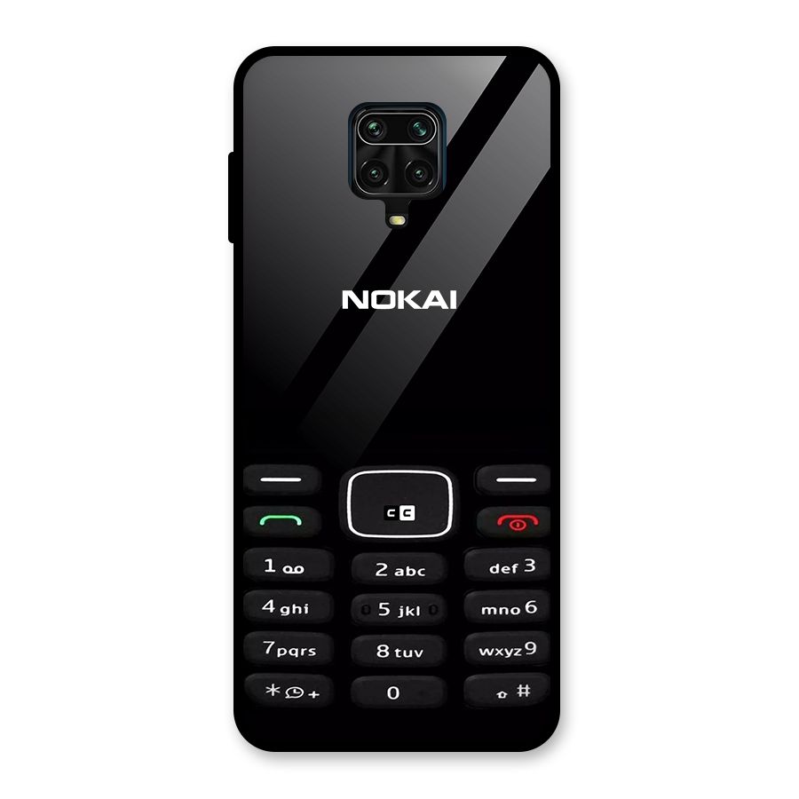 Nokia Bar Print Glass Back Case for Redmi Note 10 Lite