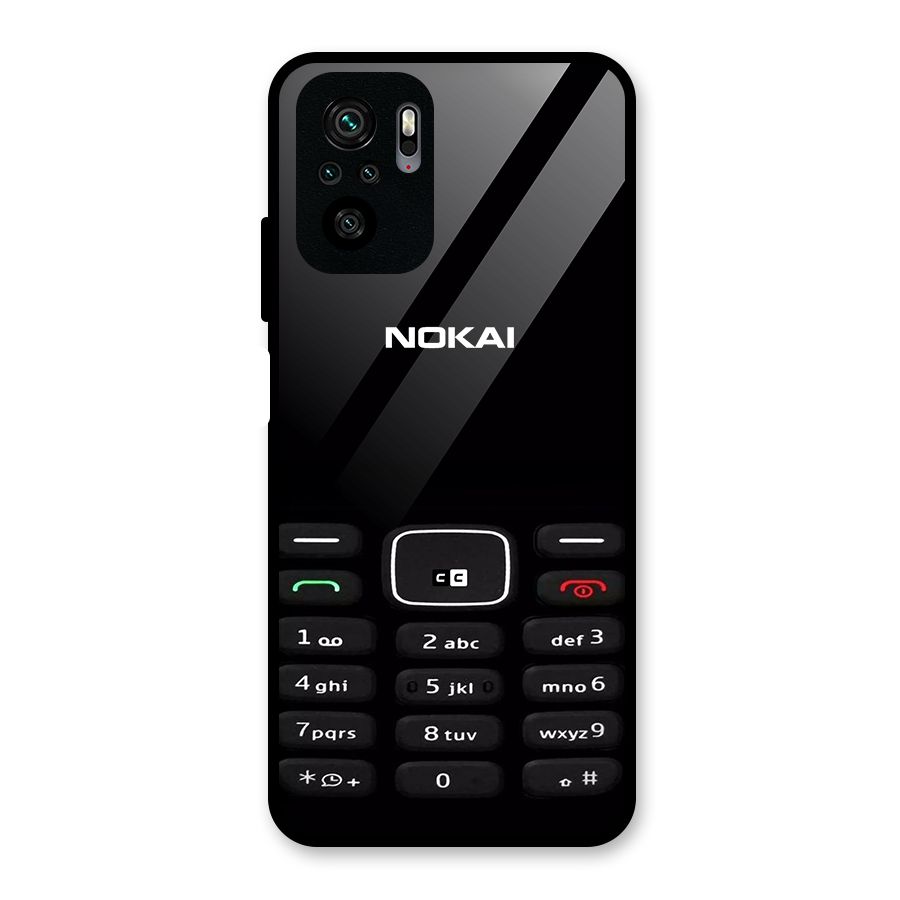 Nokia Bar Print Glass Back Case for Redmi Note 11 SE