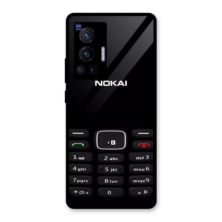 Nokia Bar Print Glass Back Case for Vivo X70 Pro