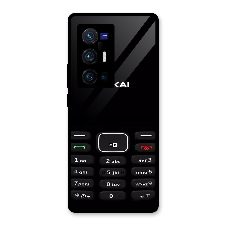 Nokia Bar Print Glass Back Case for Vivo X70 Pro Plus