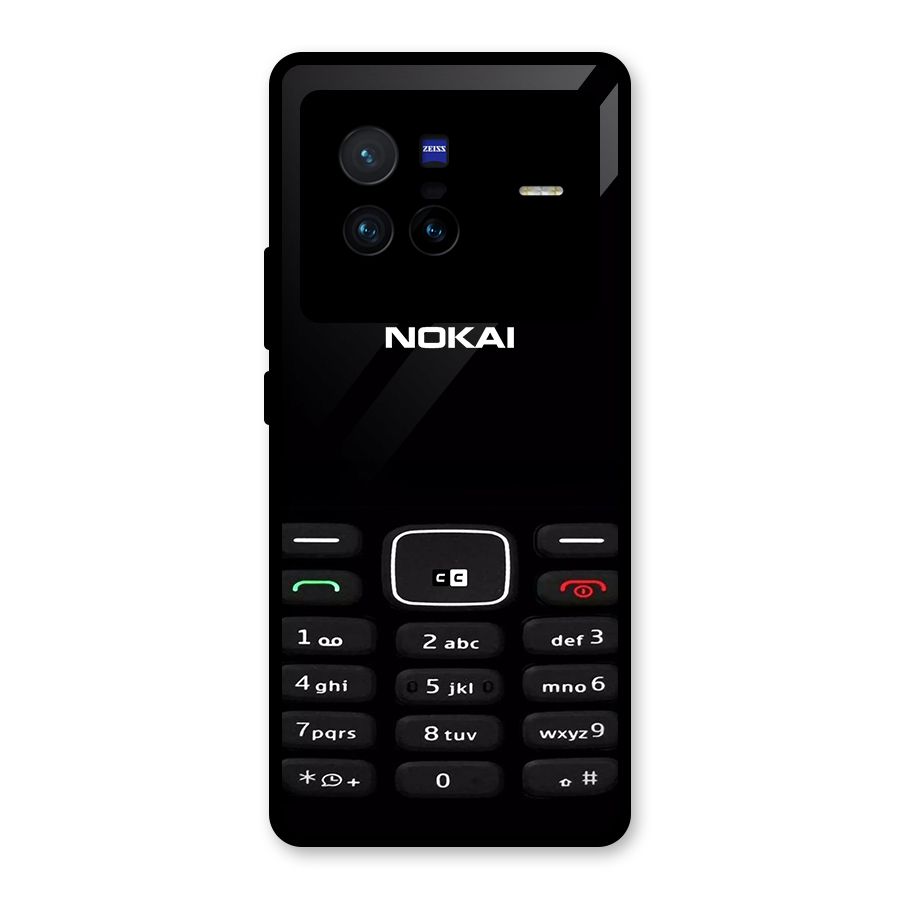 Nokia Bar Print Glass Back Case for Vivo X80