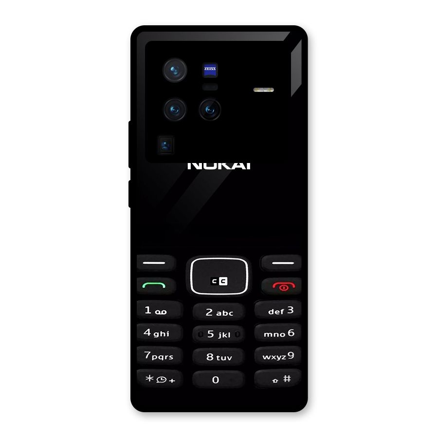 Nokia Bar Print Glass Back Case for Vivo X80 Pro