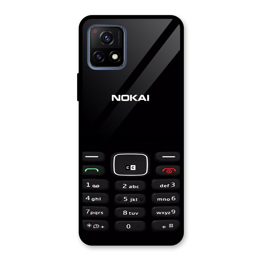 Nokia Bar Print Glass Back Case for Vivo Y72 5G