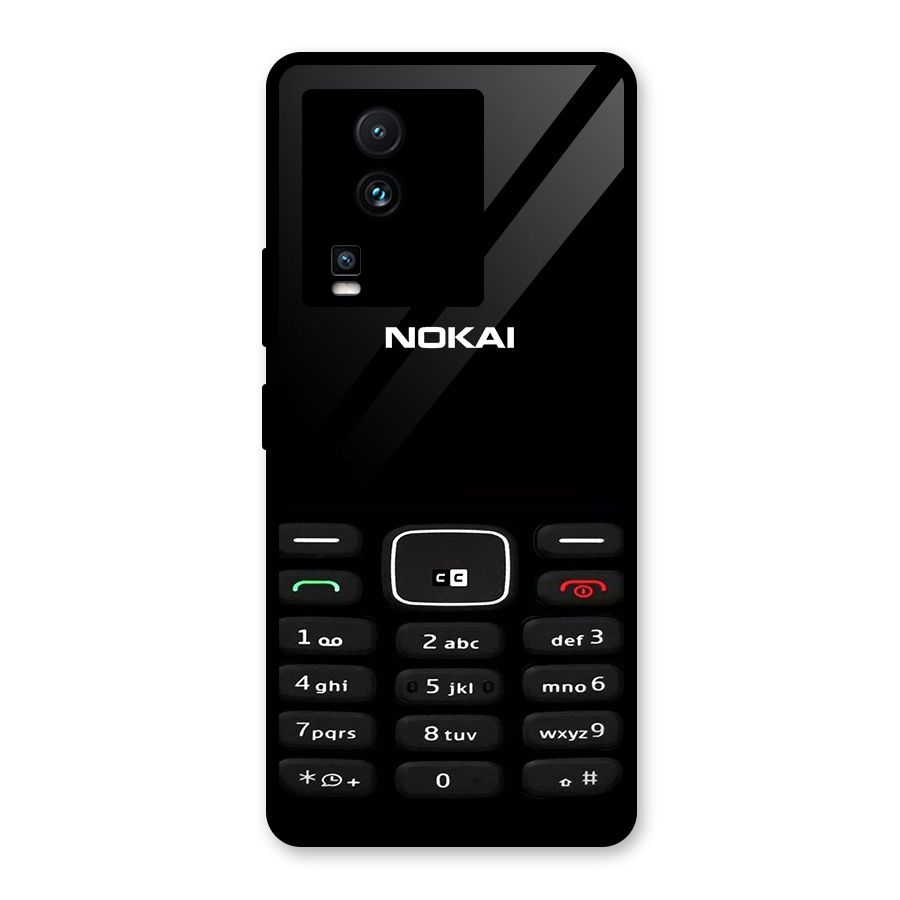 Nokia Bar Print Glass Back Case for Vivo iQOO Neo 7