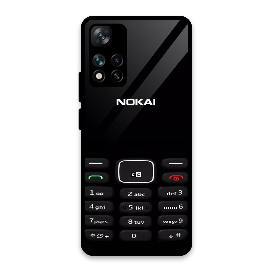 Nokia Bar Print Glass Back Case for Xiaomi 11i HyperCharge 5G