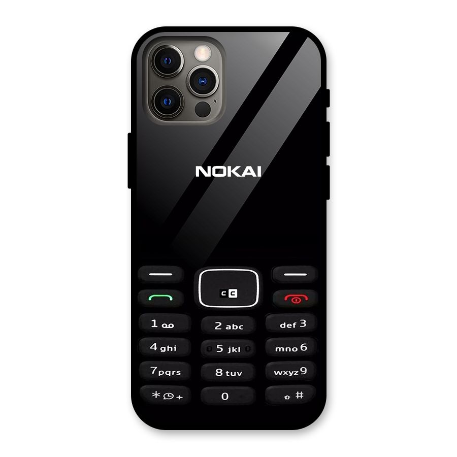 Nokia Bar Print Glass Back Case for iPhone 12 Pro