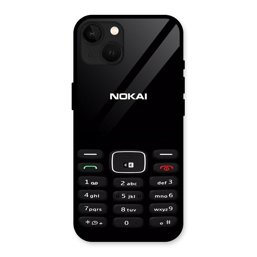 Nokia Bar Print Glass Back Case for iPhone 13