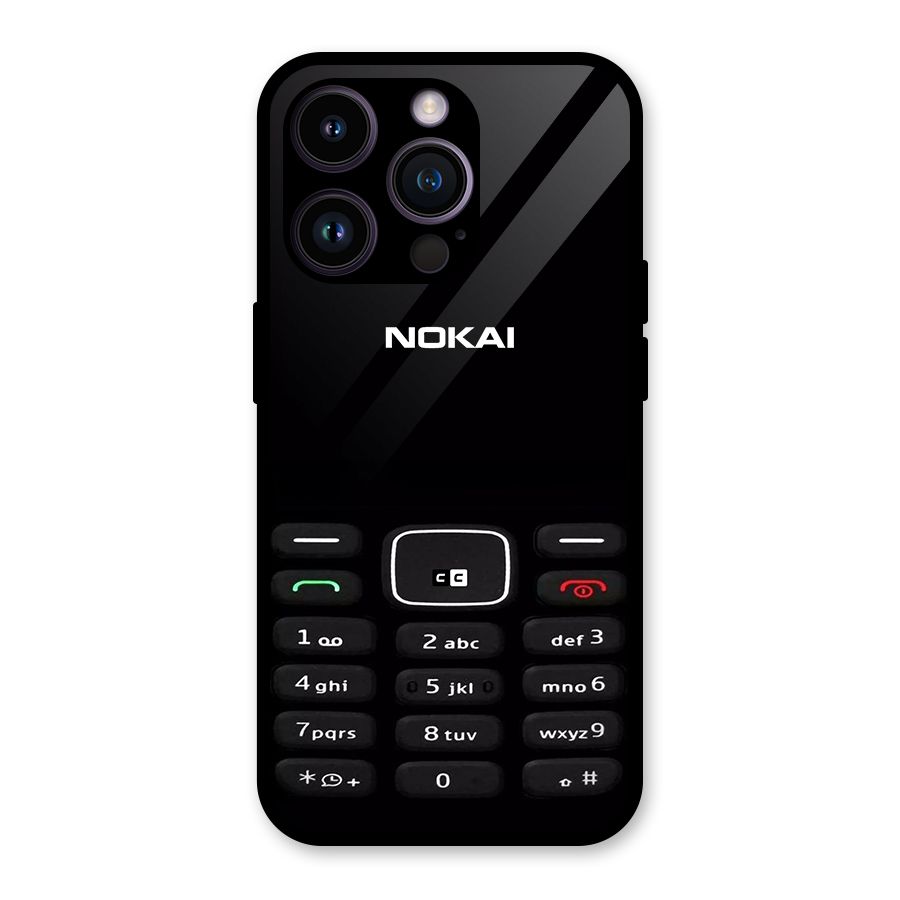 Nokia Bar Print Glass Back Case for iPhone 14 Pro