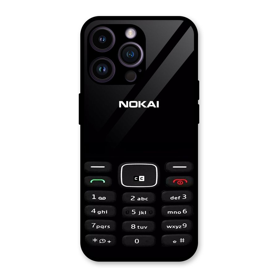 Nokia Bar Print Glass Back Case for iPhone 14 Pro Max