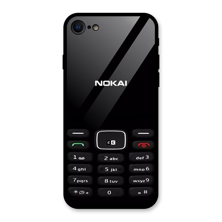 Nokia Bar Print Glass Back Case for iPhone 7