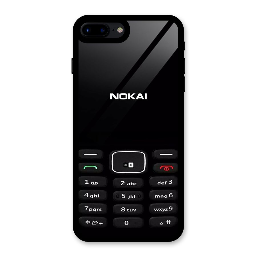 Nokia Bar Print Glass Back Case for iPhone 8 Plus