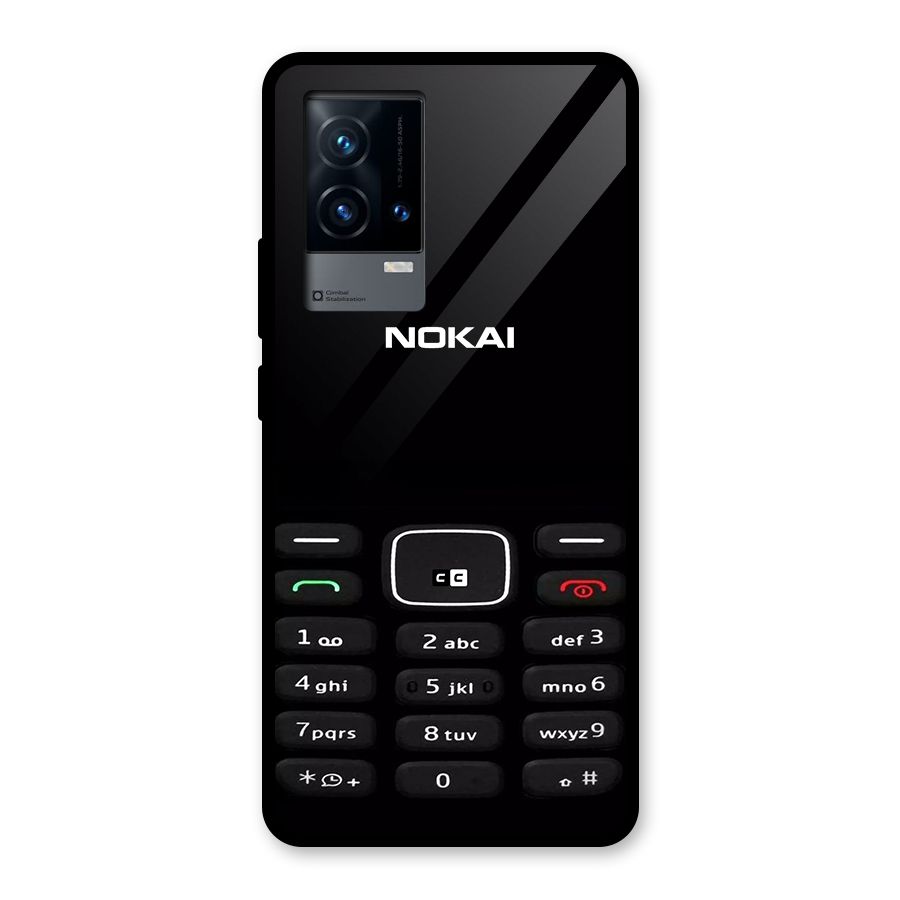 Nokia Bar Print Glass Back Case for iQOO 9 5G