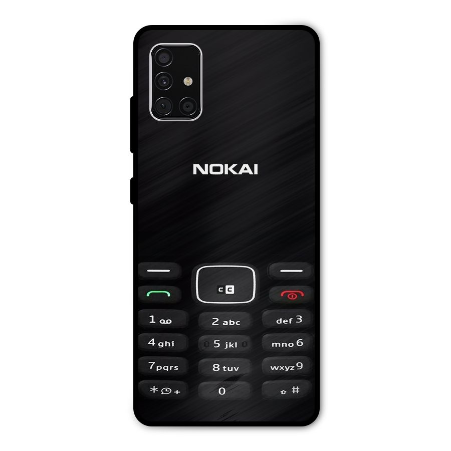 Nokia Bar Print Metal Back Case for Galaxy A51