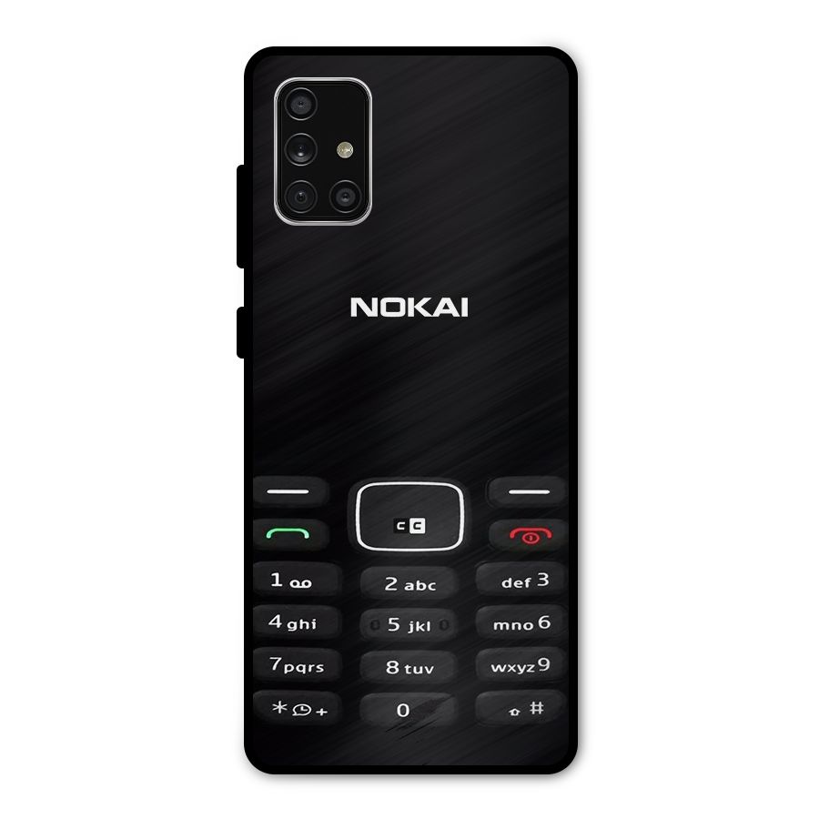 Nokia Bar Print Metal Back Case for Galaxy A71