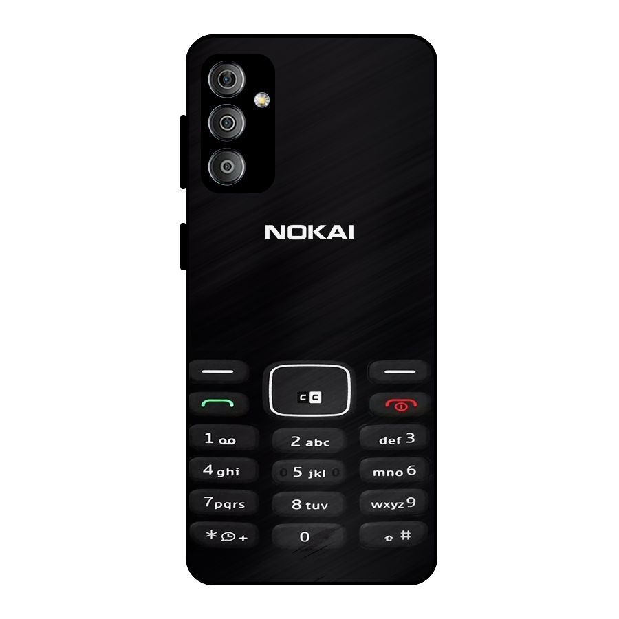 Nokia Bar Print Metal Back Case for Galaxy F23