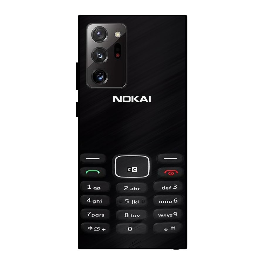 Nokia Bar Print Metal Back Case for Galaxy Note 20 Ultra